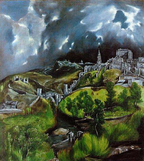 El Greco View of Toledo china oil painting image